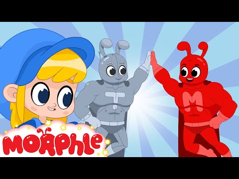 Superheroes vs Robots - Mila and Morphle | Cartoons for Kids | My Magic Pet Morphle