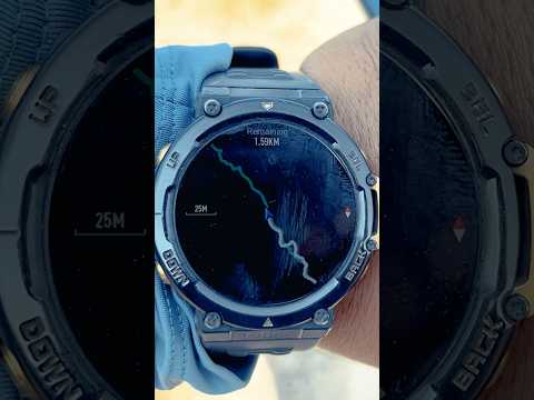 Backtracking on T-Rex 2 Works #amazfit #backtostart #features