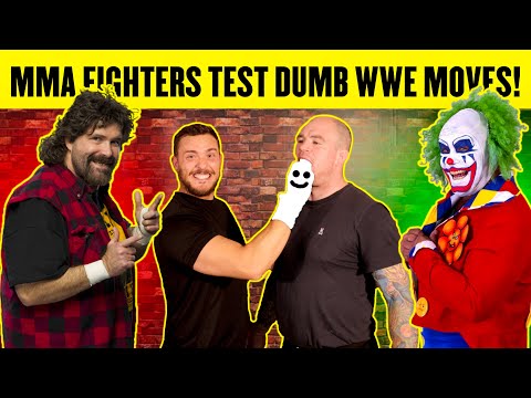 DOES THE MANDIBLE CLAW WORK? MMA FIGHTERS TRY PRO WRESTLING SUBMISSIONS #13