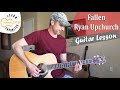 Fallen Ryan Upchurch Guitar Lesson Tutorial