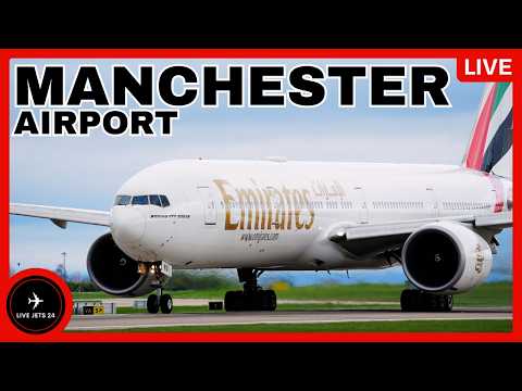 🔴Manchester Airport LIVE - Bank Holiday Spotting A380 & 757
