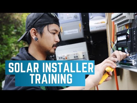 Solar Installation - On Site Apprentice Training