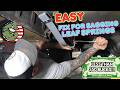 Fix LEAF SPRING Sag For Under 50