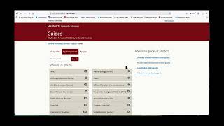 Introduction to the Stanford University Libraries Website 2026