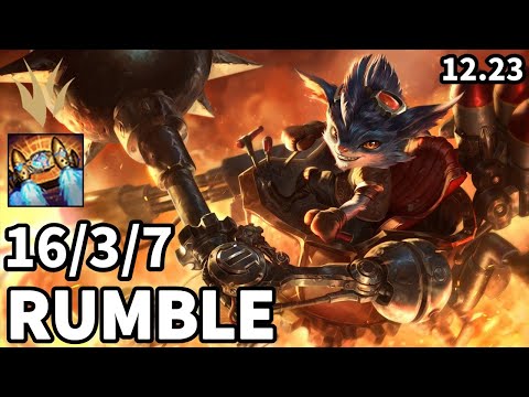 Rumble Jungle vs Lillia - EUW Master | Patch 12.23