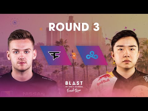 BLAST Pro Series Los Angeles 2019 - Front Row - Round 3 - FaZe Clan Vs. Cloud9