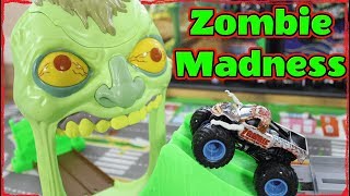 Monster Trucks Spin Master Monster Jam ZOMBIE MADNESS Play Set Video For Kids