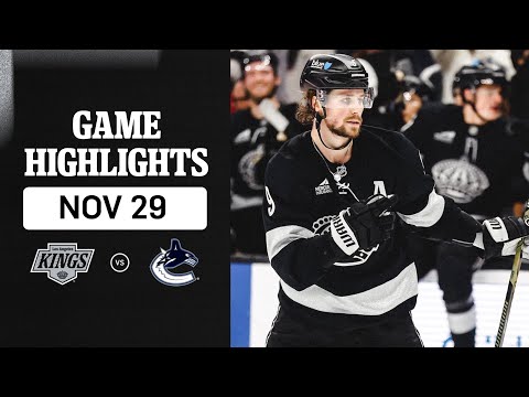 HIGHLIGHTS: Vancouver Canucks vs LA Kings | 11.29.25 