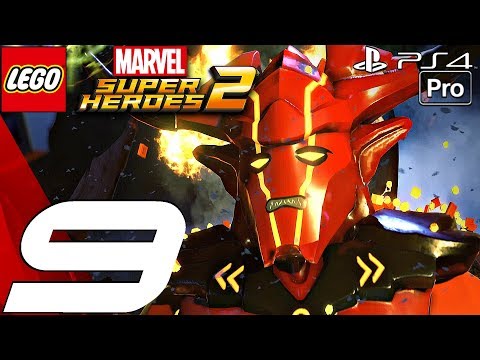 LEGO Marvel Super Heroes 2 - Gameplay Walkthrough PART 9 - Surtur Boss Fight & Loki (PS4 PRO)