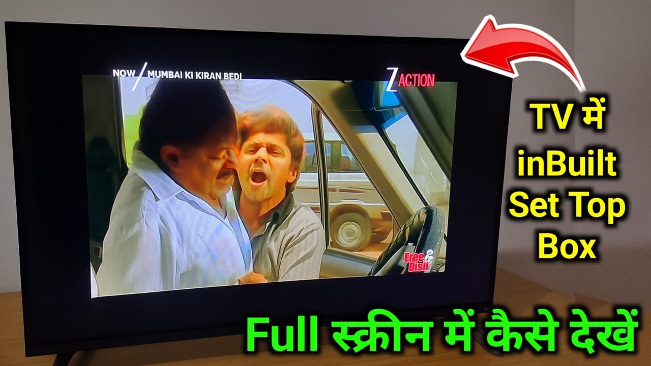 TV Me Inbuilt Set Top Box | DD Free Dish Channel Full Screen Me Kaise Dekhe Smart TV Hidden Setting