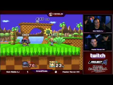 VS Weekly 9/10/14 - Grand Finals- Nick Riddle (Toon Link) vs Master Raven (Metaknight) - ProjectM