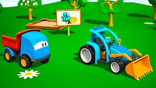 Niloya, Pocoyo, Peppee, TuTiTu'yu sevenler için yeni 3D çizgi film - Meraklı kamyon Leo ve Traktör