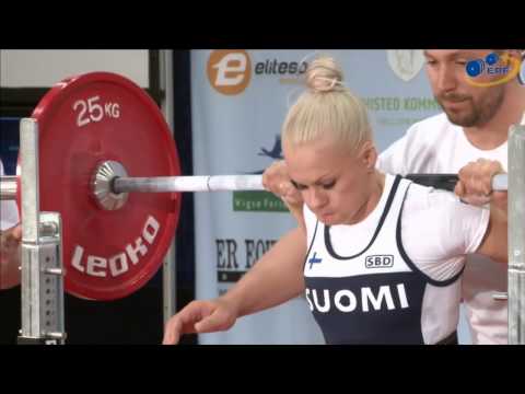 Women Open, 47 to 57 kg - European Classic Powerlifting Championships 2017