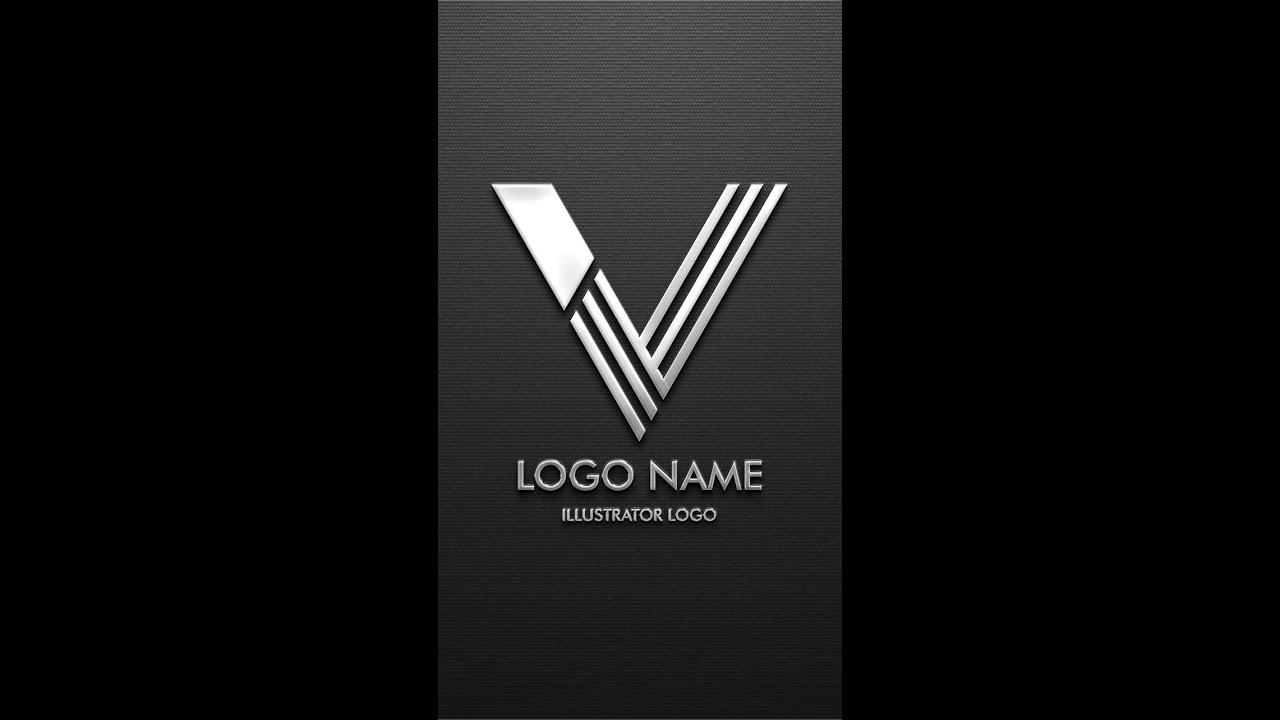 Letter V Logo Design | Illustrator Tutorial | How to make logo design in Adobe Illustrator CC