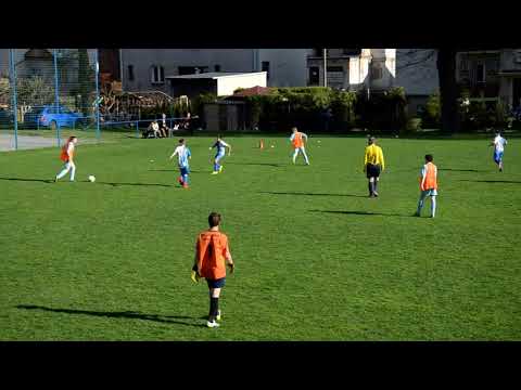 Fotbal Sokol-Hrabová 13.4.18. 13.Utkání Měs st.žáci proti Klimkovicím,druhý poločas.