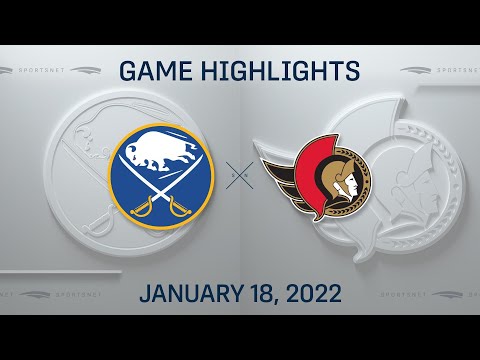 NHL Highlights | Sabres vs. Senators - Jan. 18, 2022