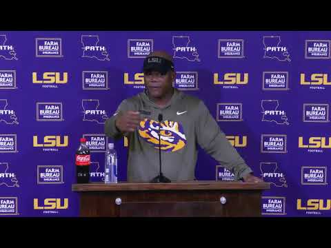 Frank Wilson Postgame Press Conference vs. Arkansas (Nov. 15, 2025)