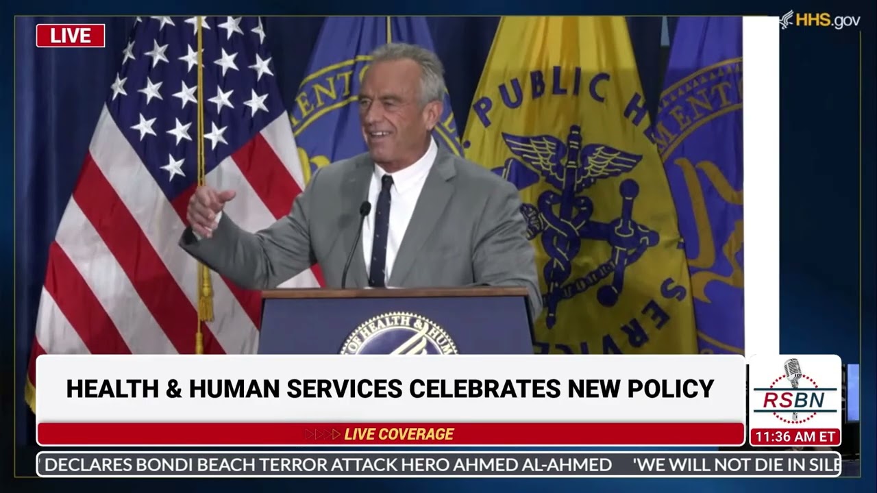 REPLAY: Health and Human Services Holds a Celebration of New Guidelines -01/08/26