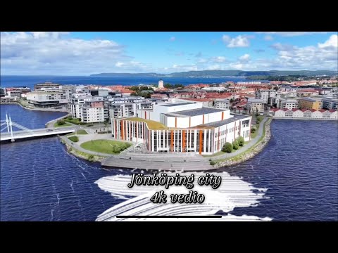 Stunning 4K Drone Footage of Jönköpings city sweden 🇸🇪| Views & Landscapes" jönköping#sweden.