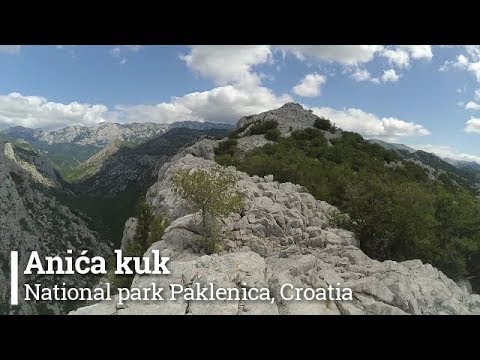 Traversing Anića kuk, Paklenica, Croatia