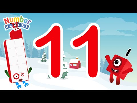 Numberblocks Magic Run Christmas - Numberblocks 11 Adventure 1 to find Another number 11 | Fanmade