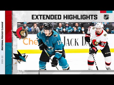 Ottawa Senators vs San Jose Sharks Nov 24, 2021 HIGHLIGHTS