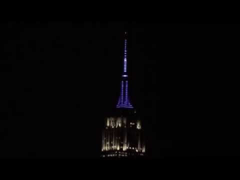 Empire State Building - 2014 Halloween Light Show