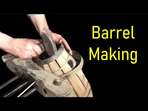 Watch a SKILLED Cooper Make a Wine Jug in 1982!