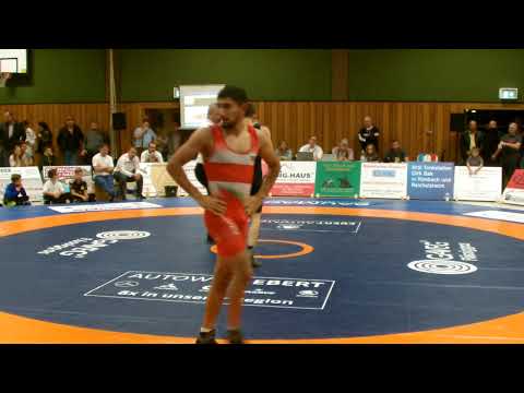 28.09.2019 KSV Rimbach vs RWG - 61kg Gr.Röm: Alexander Michev vs Erik Tangel