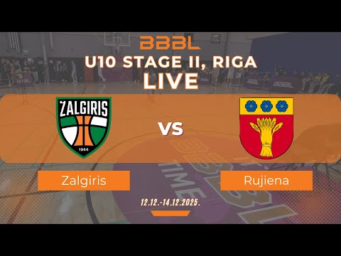 Rūjiena 2016 vs BC Žalgiris 2016 | BBBL U10 | Stage II