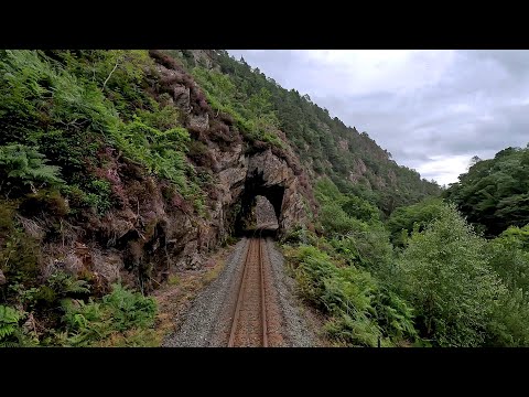 Driver's Eye View - Welsh Highland Railway (Rheilfford Eryri) - Beddgelert to Porthmadog.