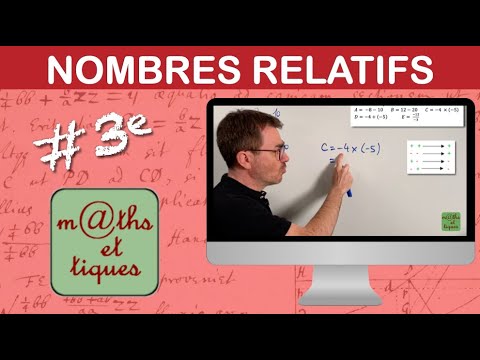 Revoir les calculs sur les nombres relatifs - Troisième