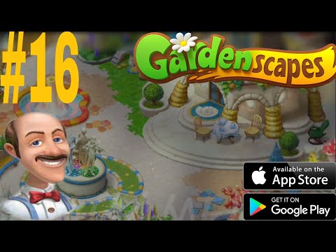 3 .Gardenscapes 🌳🌹🌻 #16  Open new area