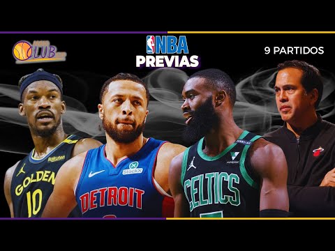 PREVIAS partidos NBA | 19.01.2026 | #88 PISTONS vs CELTICS y BUTLER recibe a MIAMI en día de MLK