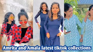 Amrita and Amala latest tiktok collections
