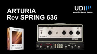 Video thumbnail for Arturia Reverb - Rev SPRING 636 - Review by UDi Audio