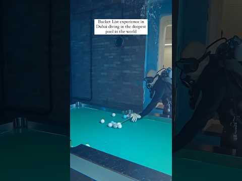 Deep Dive Dubai (The worlds deepest pool 60 meters/200ft deep) 🤿
