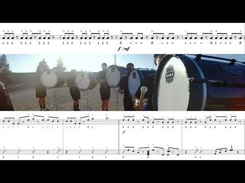 Mandarins 2023 - "DBL" - Transcription (Snares, Tenors, and Bass)