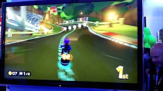 Mario Kart 8: Course 1 Peach's Castle Dual-Sided Figure 8 (E3 2013 Wii U)