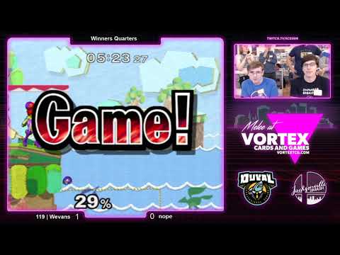 Vortex Monthly #1 SSBM - WQF: Nope vs. 119 | Wevans - 02/09/2019