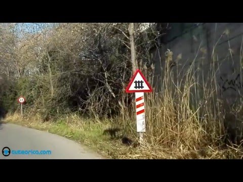 Paso nivel con barrera