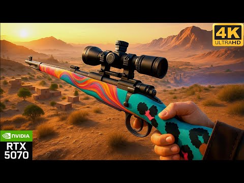 PUBG PC: Kar98k (K9) Sniper Action in Miramar | Ultra Graphics | 1-Man Squad WIN (No Commentary)