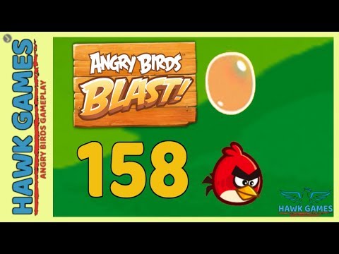 Angry Birds Blast 💥 Level 158 - 3 Stars Walkthrough, No Boosters
