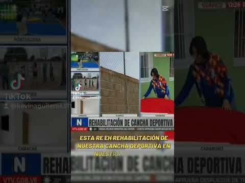 En el municipio Leonardo Infante, el Gobierno Bolivariano rehabilitaro una cancha deportiva