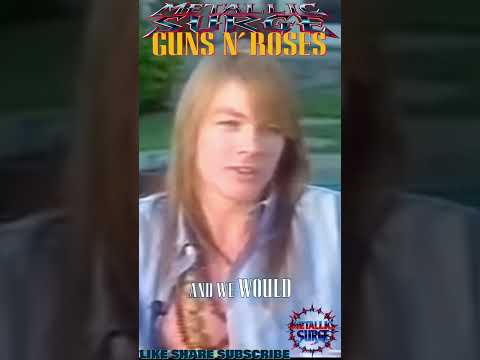 Axl Rose from GN'R Talks About Sebastian Bach from Skid Row
