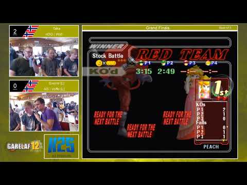 Garelaf 12 - Taka & Widl vs Sverre & Voffe - Grand Finals - Melee