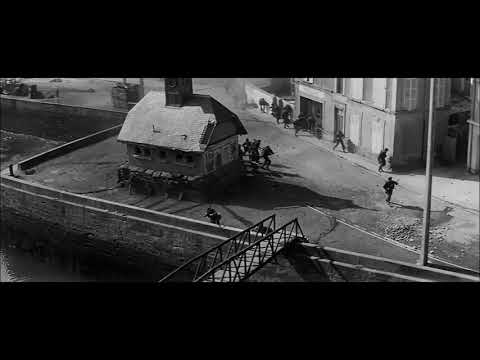The Longest Day (1962) - French Assault on Ouistreham (amazing one-shot) HD