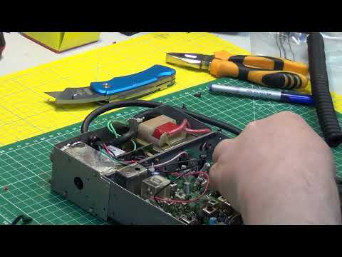 DNT B40 CB27/81 UK FM CB radio base station -  Pt 2 of 2 Finishing the PSU + mic repair