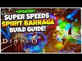 Diablo 3 SUPER SPEEDS SPIRIT BARRAGE Witch Doctor Build Guide Season 28!