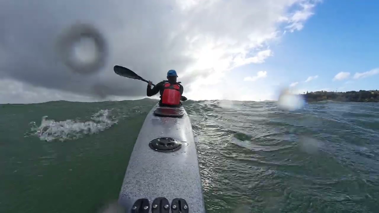 Paddling with the wing foilers -  Epic surfski V7 4/4
